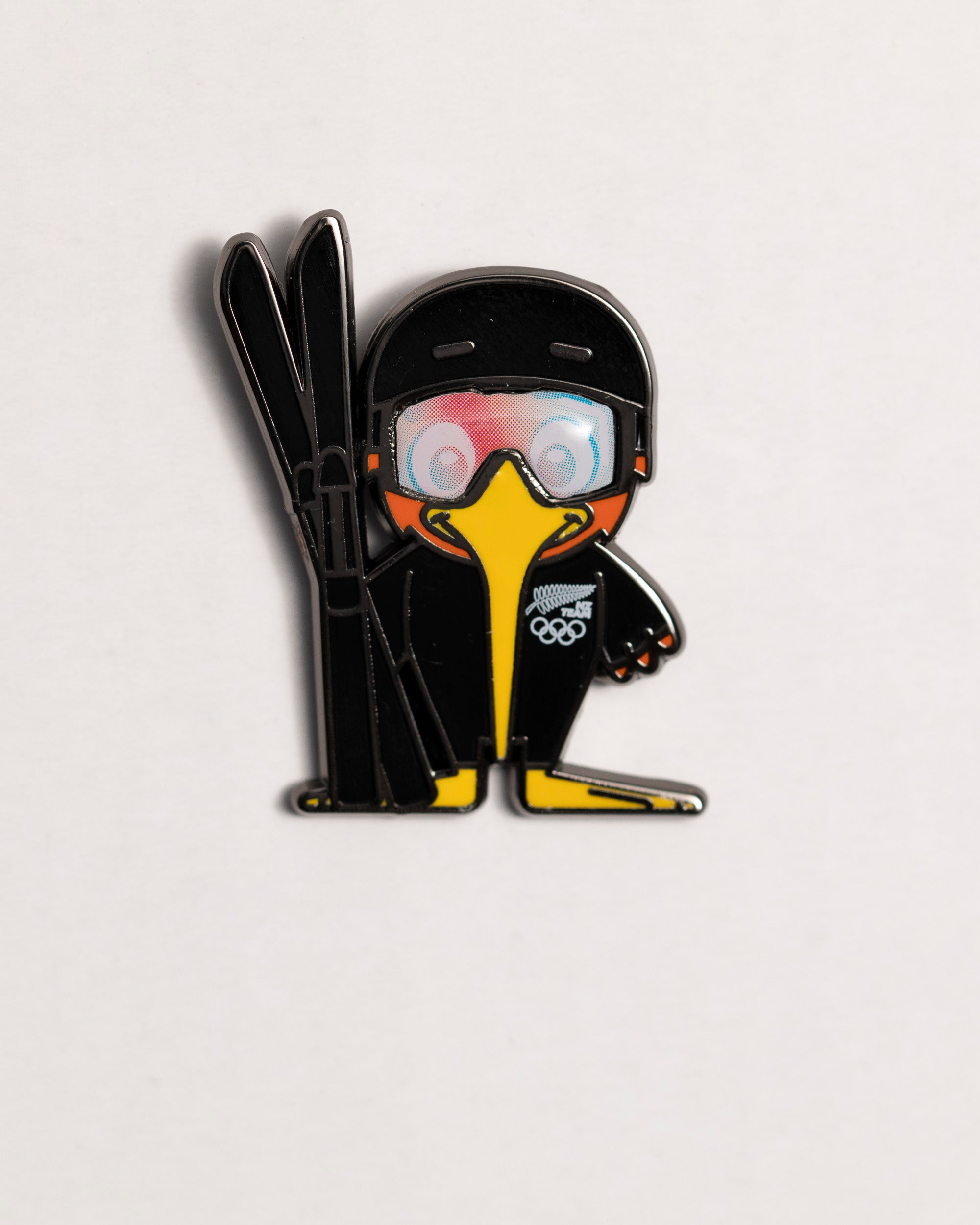 NZ Team Goldie Freestyle Skiing Pin