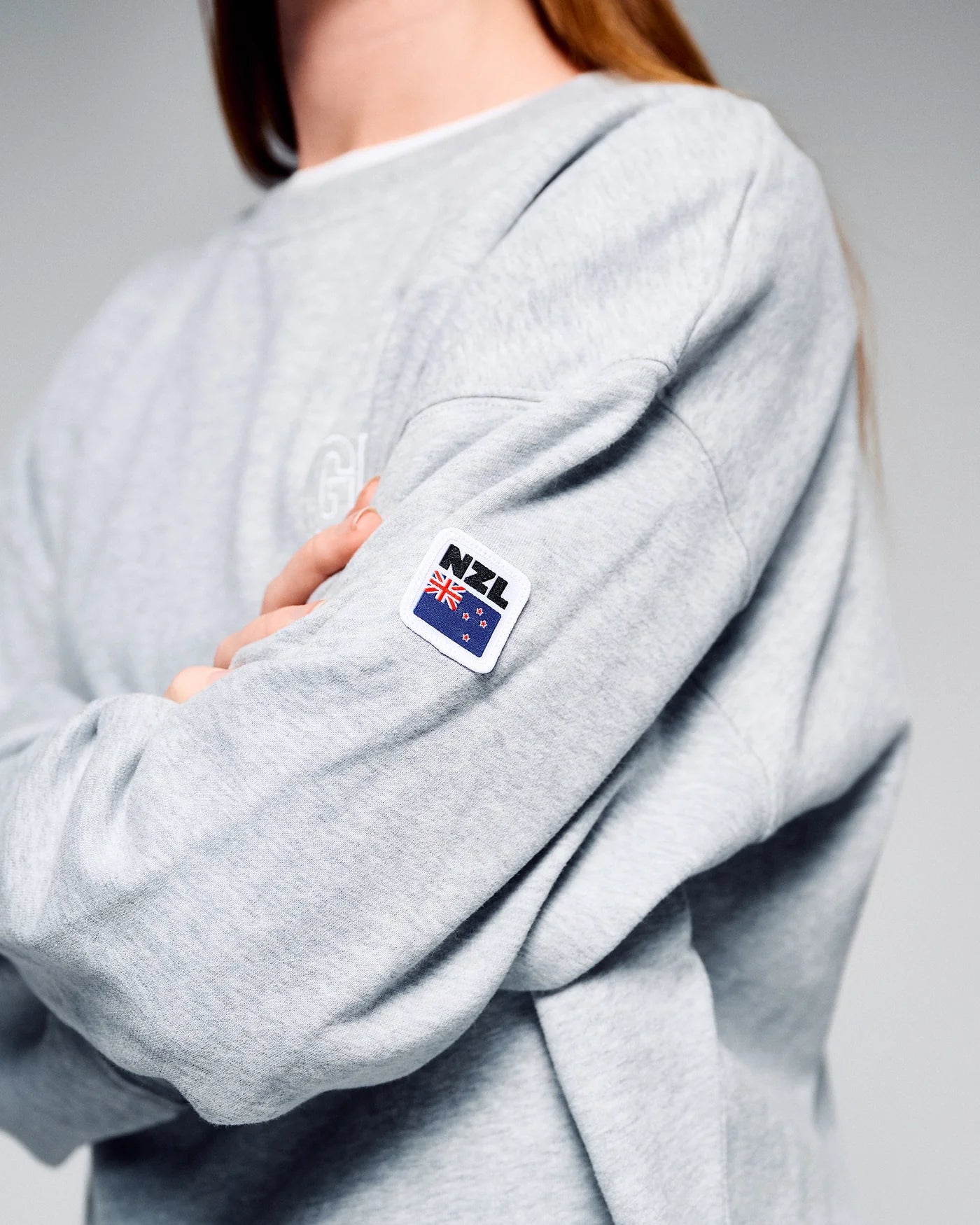 NZ Team Womens Glasgow 2026 Sweatshirt - Grey