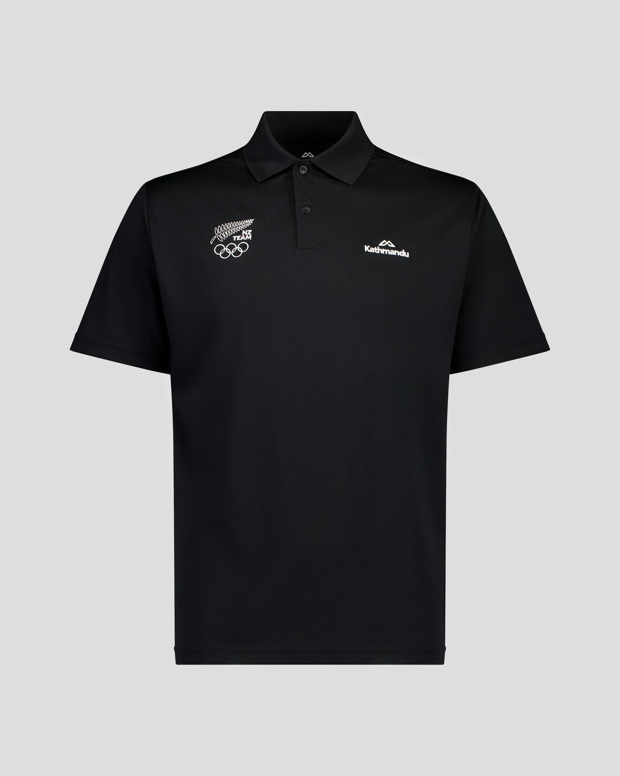 NZ Team Men’s Polo – Black