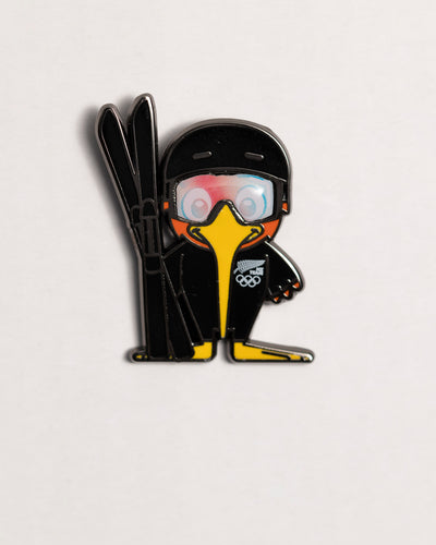 NZ Team Goldie Freestyle Skiing Pin