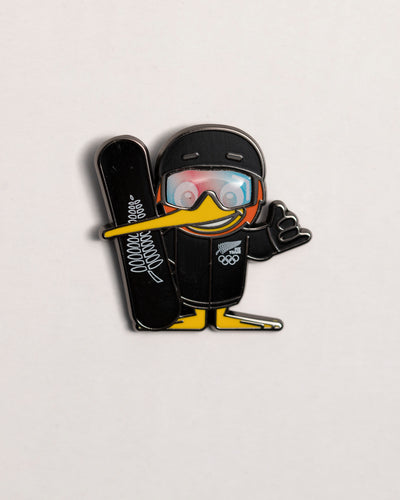 NZ Team Goldie Snowboarding Pin