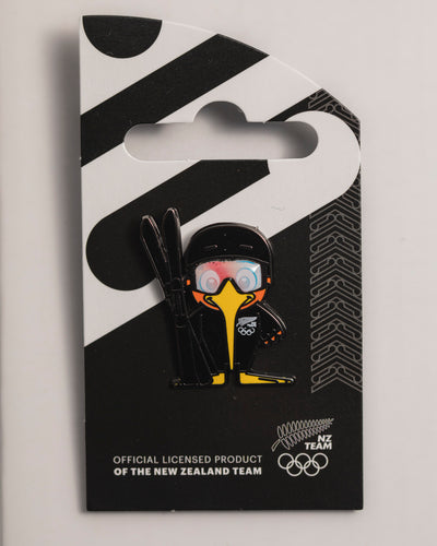 NZ Team Goldie Freestyle Skiing Pin