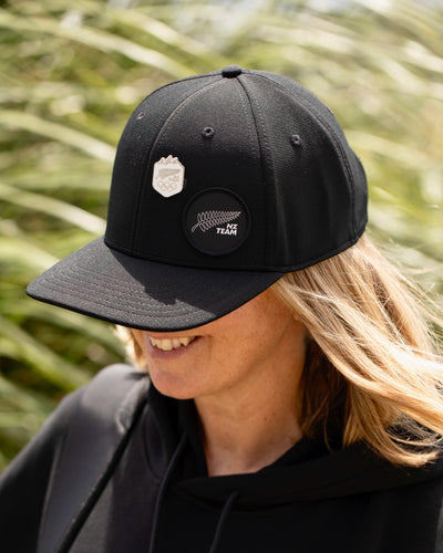 NZ Team Southern Alps Pin - White & Silver