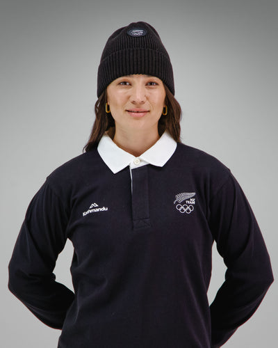 NZ Team Rugby Shirt – Black