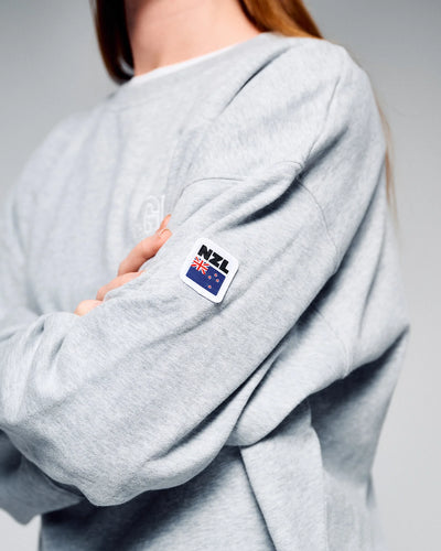 NZ Team Womens Glasgow 2026 Sweatshirt - Grey