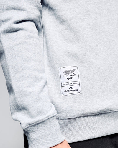 NZ Team Mens Glasgow 2026 Sweatshirt - Grey Marle