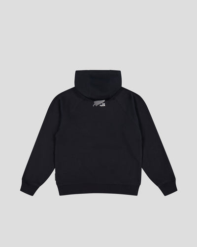 Black hoodie with NZ Team logo on the back