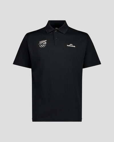 NZ Team Men’s Polo – Black