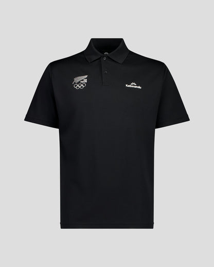 NZ Team Men’s Polo – Black