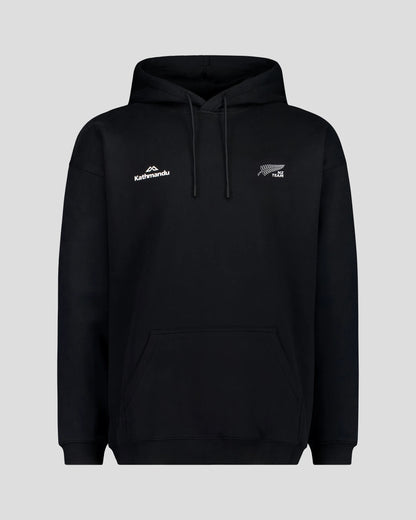 NZ Team Slouchy Hoodie – Black
