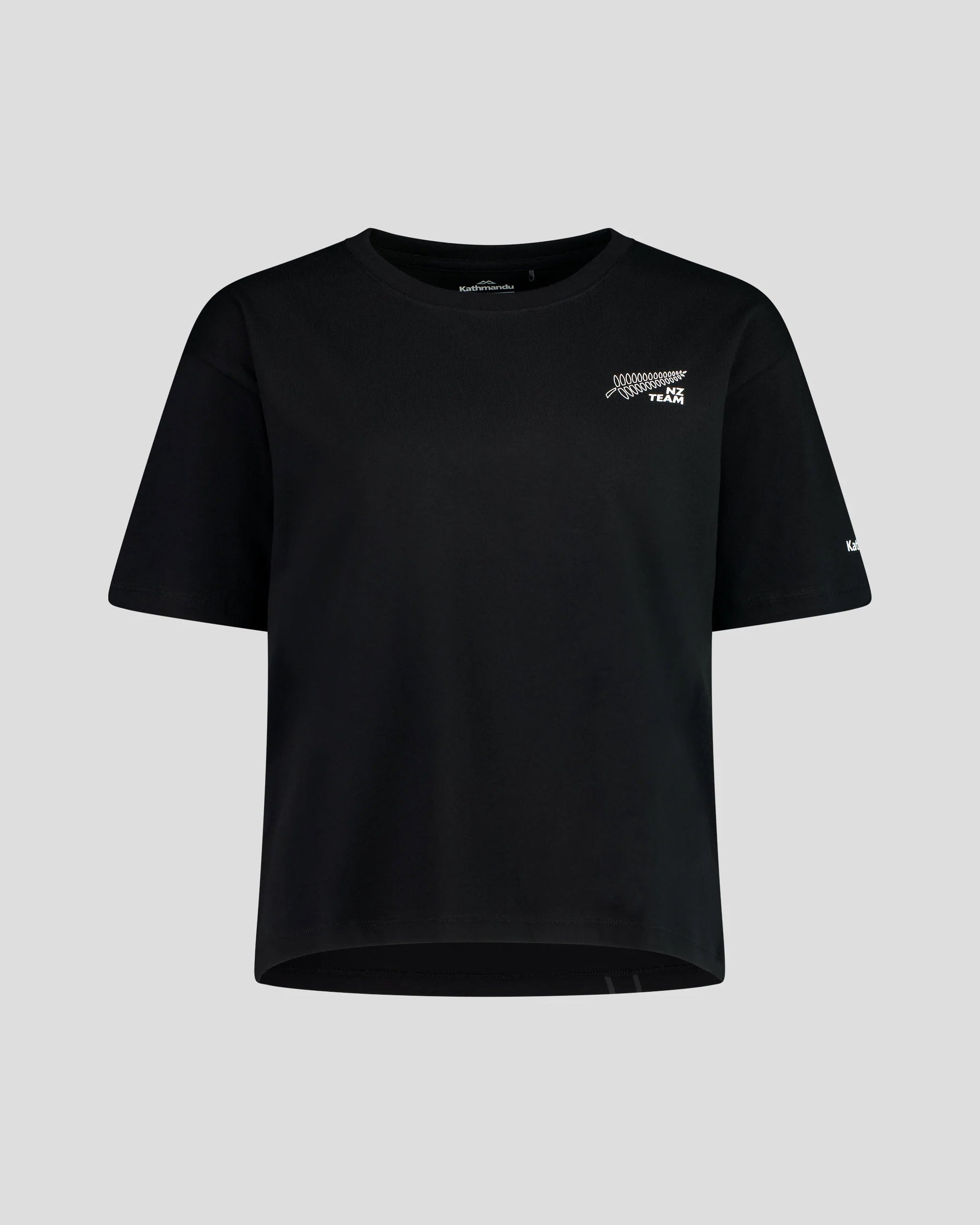 NZ Team Women’s Relaxed T-Shirt – Black